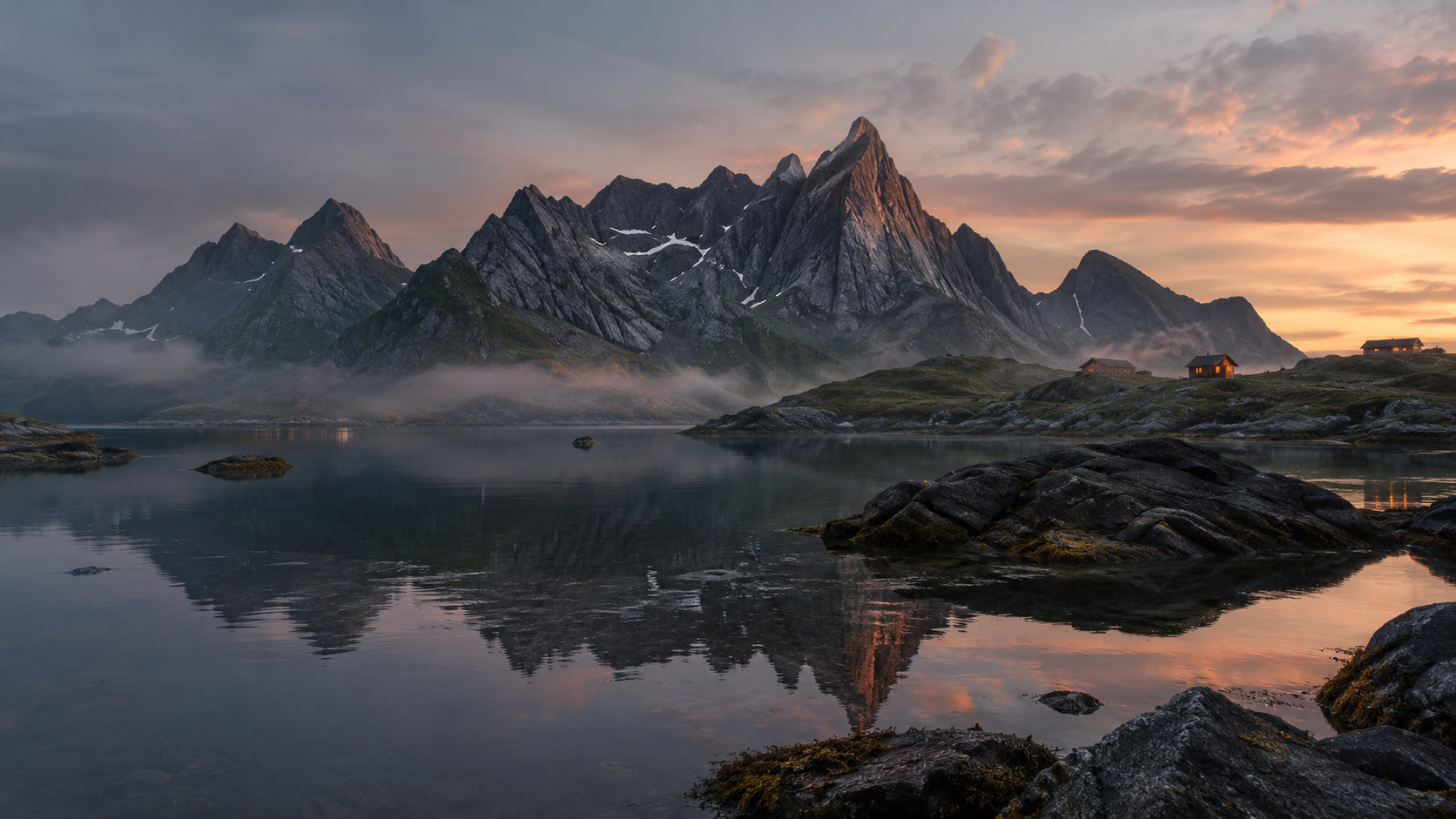 Lofoten fjell og hav